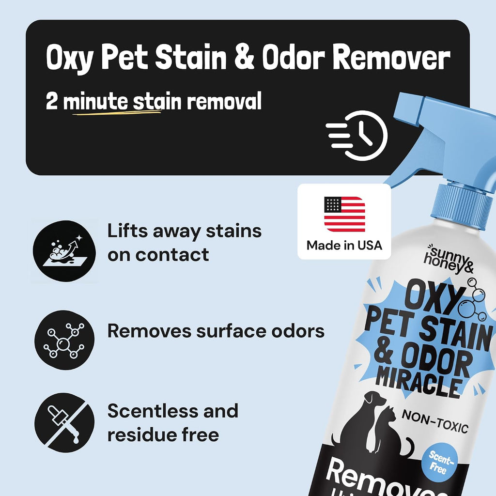 Sunny And Honey Pet Stain and Odor Eliminator spray nozzle detail