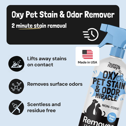 Sunny And Honey Pet Stain and Odor Eliminator spray nozzle detail