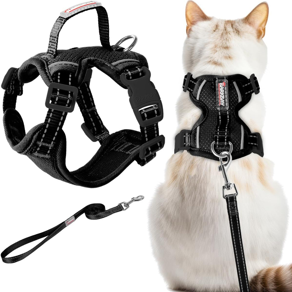 Cat Harness and Leash Set Escape Proof for Kitten Walking, Soft Adjustable Top Handle Vest Harnesses for Cats, Easy Control Breathable Reflective Small Medium Large, Pink, XS - Image 13
