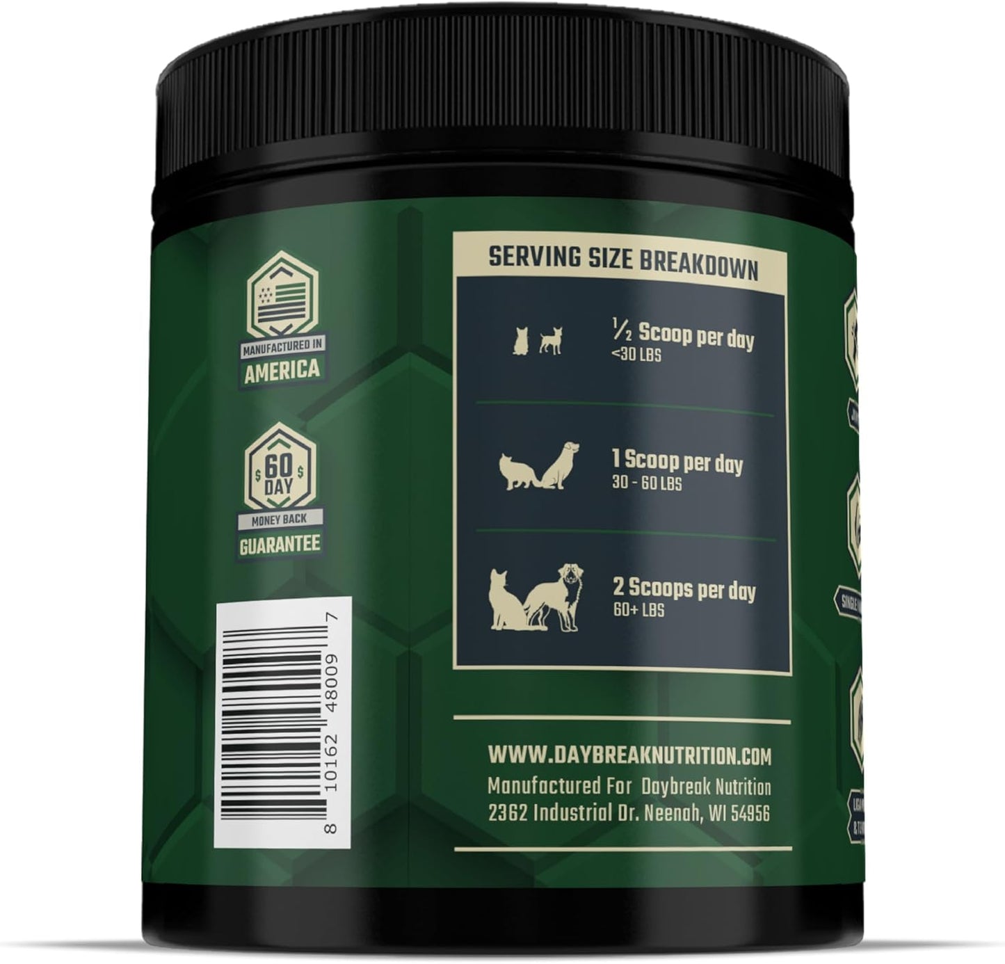 Pure Green Lipped Mussel Powder for Dogs and Cats - 100% New Zealand Green Lipped Mussels - Anti Inflammatory Supplement & Vitamins to Help Your Pet Deal with Arthritis, Joint Pain Relief - 150 Grams - Image 9
