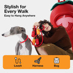 Citrus scented leak proof dog poop bags roll close up