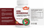 VEV Berberine Supplement with Ceylon Cinnamon, Cayenne Pepper, 120 Capsules - Image 2