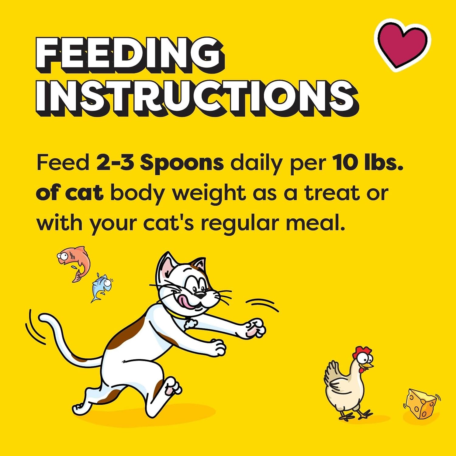 Individual 10 gram single-serve lickable cat treat spoons laid out on a table