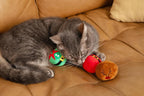 Midlee festive plush cat toys filled with premium catnip for interactive pet play.