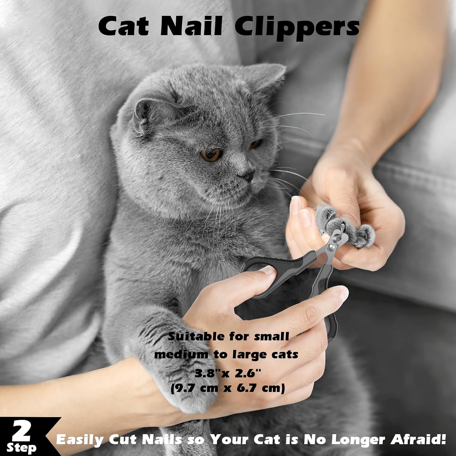 One-click hair release feature on pet slicker brush