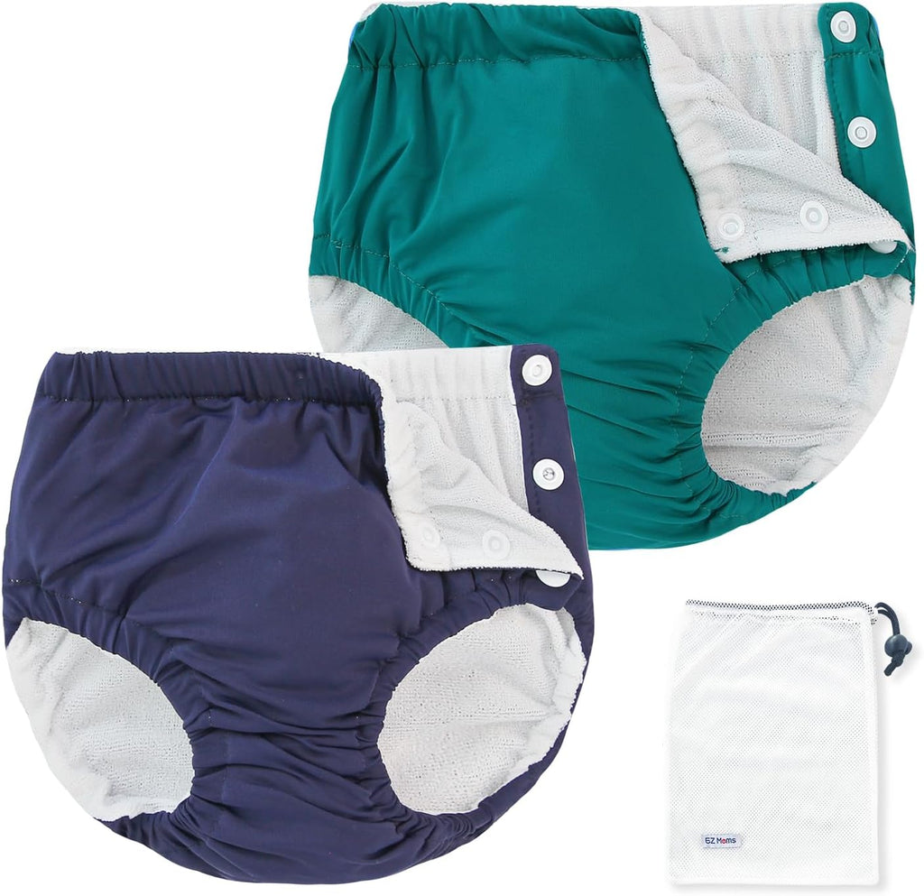 EZ Moms reusable swim diapers front view toddler size 2T