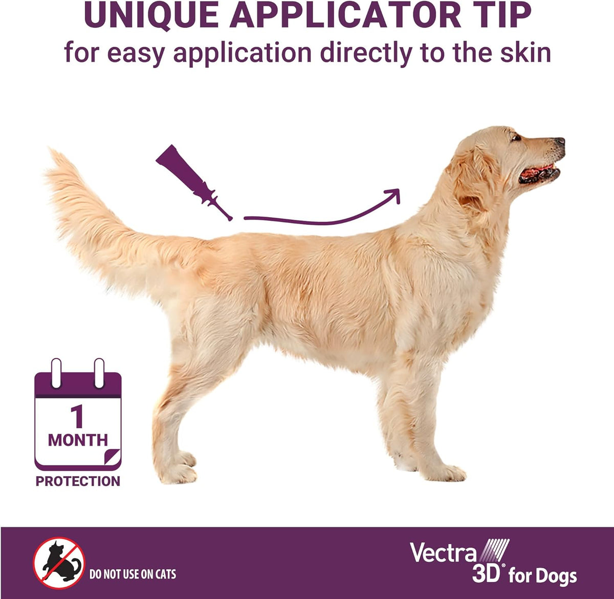 Vectra 3D flea treatment for five to ten pounds puppies directions