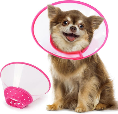 Vivifying Dog Cones for Small Dogs, Adjustable 5.7-8in Pet Cone, Lightweight Recovery Elizabethan Collar for Cats, Puppies and Mini Dogs (Blue) - Image 10