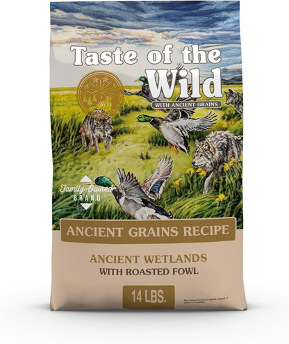 Taste of the Wild Ancient Stream All Life Stages High Protein Recipe with Smoke-Flavored Salmon & Ancient Grains Dry Dog Food 28lb - Image 13