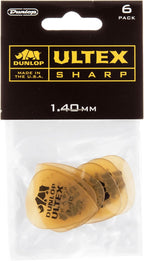 Close up view of the aeronautical grade Ultex material on a 2.0mm Dunlop pick.