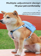 Close-up of the built-in poop bag dispenser on the Smileshiney puppy harness bag.