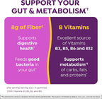 MiraLAX MiraFIBER Prebiotic Fiber Gummies nutritional facts breakdown