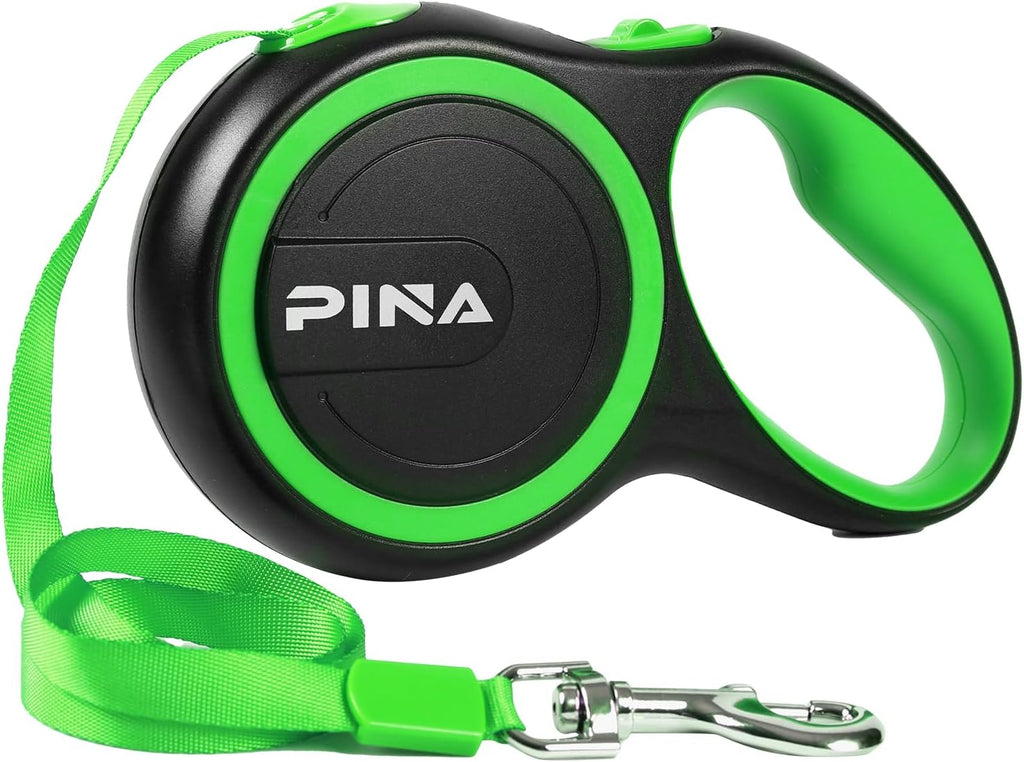 PINA Retractable Dog Leash, 26ft Dog Leash for Small Medium Large Dogs Up to 110lbs, 360 degrees Tangle-Free Strong Reflective Nylon Tape, with Anti-Slip Handle, One-Handed Brake, Lock - 2PACK - Image 10