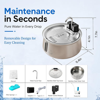 Selene wireless water dispenser battery indicator