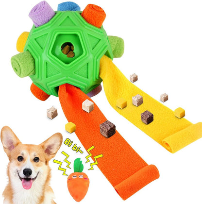 Petration dog snuffle ball interactive puzzle toy front view