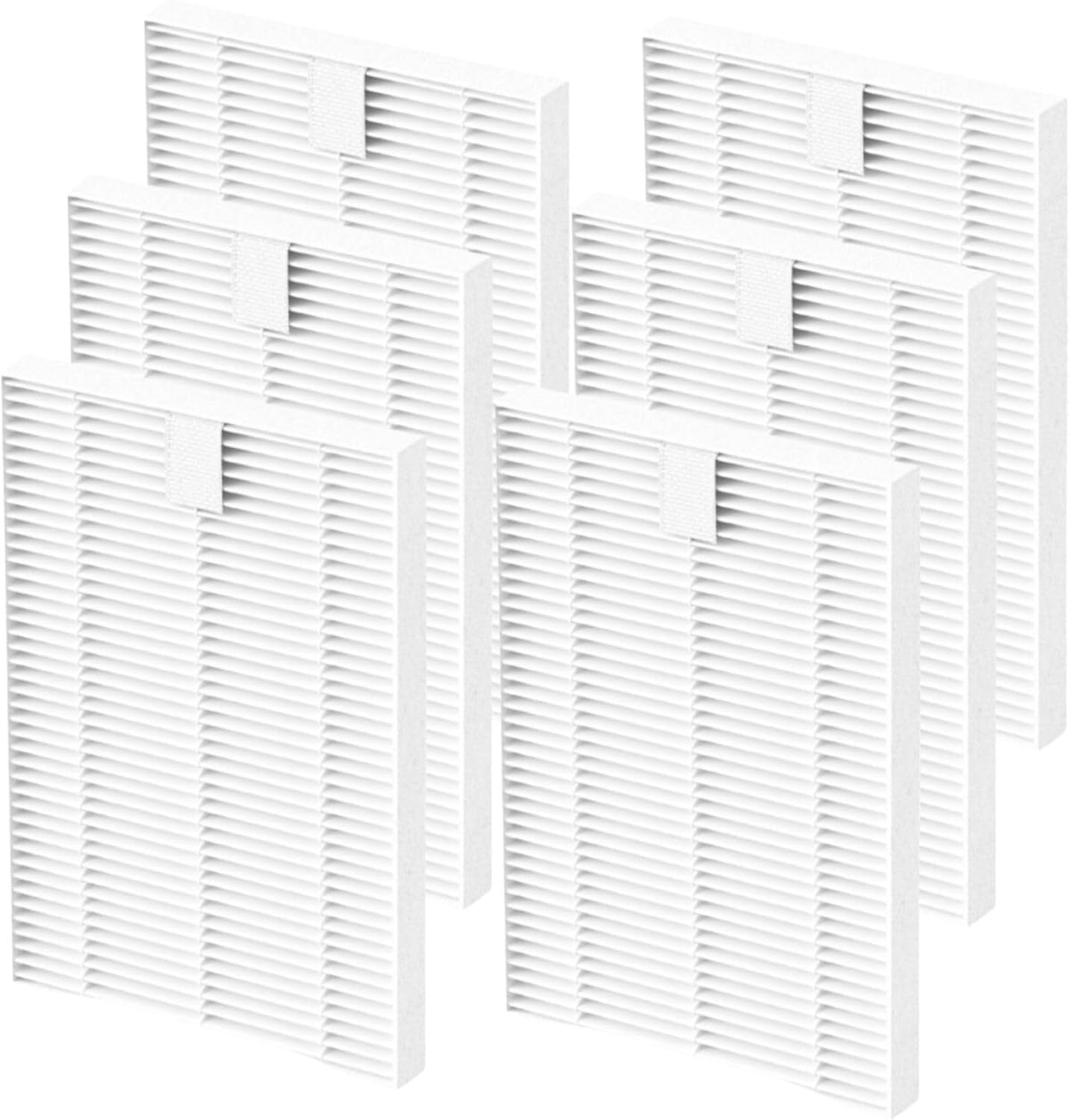 Wilerda 6 pack HEPA filter replacement for bottle washers front view