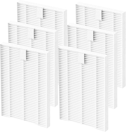 Wilerda 6 pack HEPA filter replacement for bottle washers front view