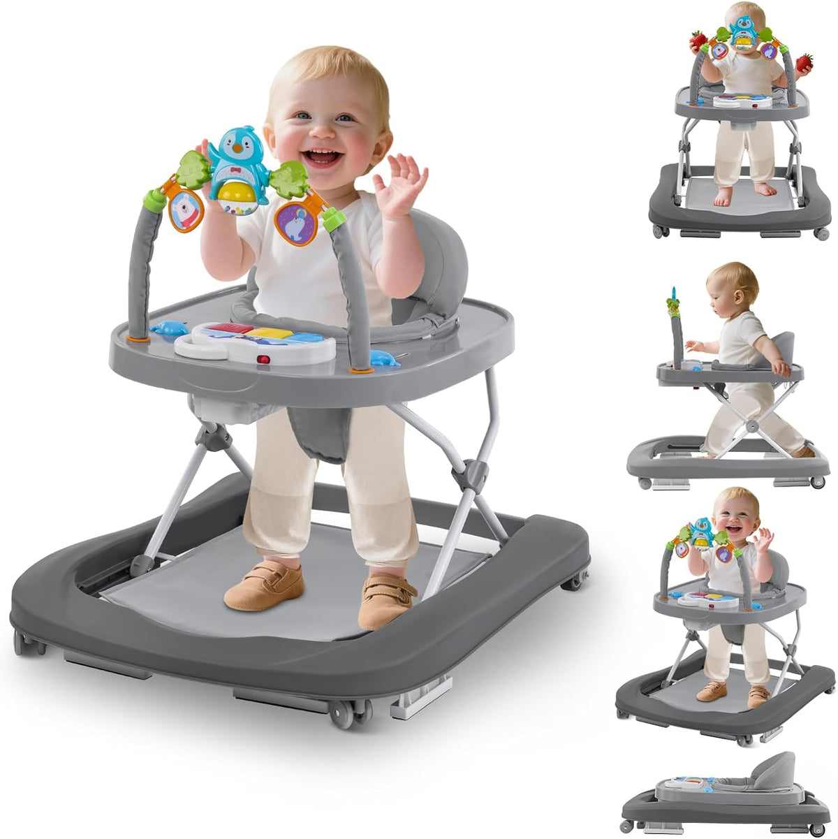 Jozhixiao 4-in-1 baby walker front view