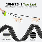 Close up of one-button control on Pecute leash