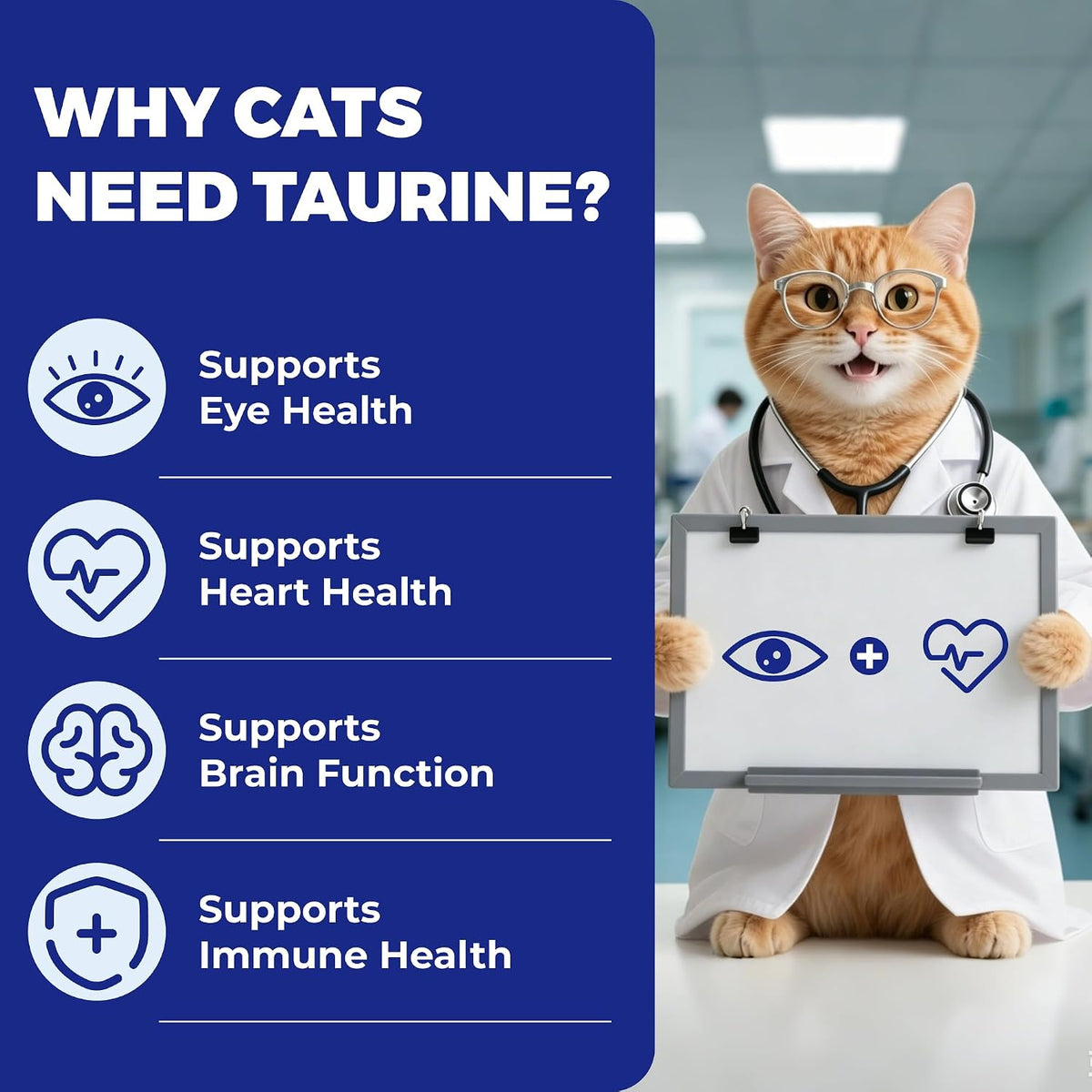 Authentic USA imported Wellix taurine daily chews for kittens adult and senior cats