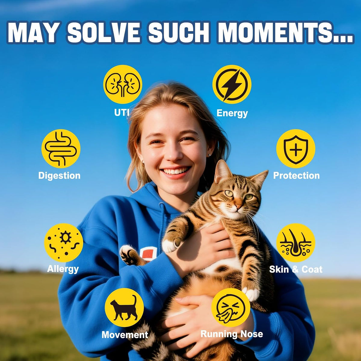 Carmelie cat immune support liquid supplement bacon flavor dropper details