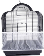 Comparison of bird cage with and without Hakeeta mesh skirt