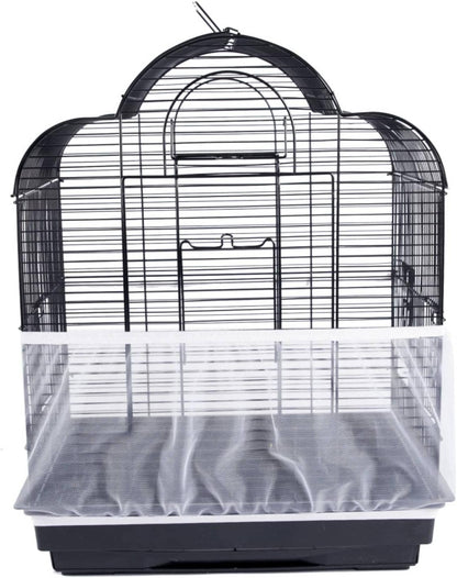 Hakeeta bird cage airy net cover package displaying the machine washable nylon material texture