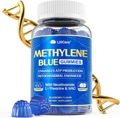 Lilicare Men's Methylene Blue Gummies 7mg bottle front view