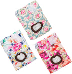 CuteBone female dog diapers washable 3 pack front view showing floral pattern