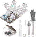 YomauiYee 6-in-1 baby bottle cleaning kit with gray silicone brush