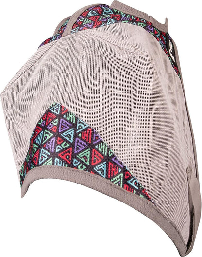 Cashel Crusader Standard Fly Mask No Ears or Nose,Gray,Horse - Image 9