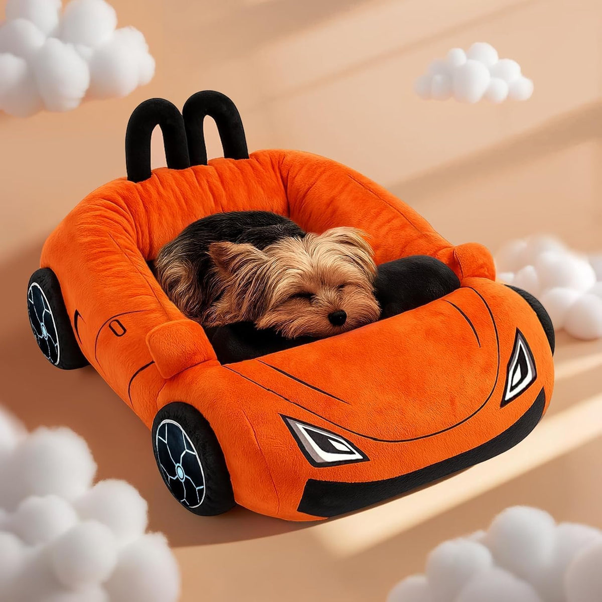 Non-skid base detail of the Viefin washable pet bed.