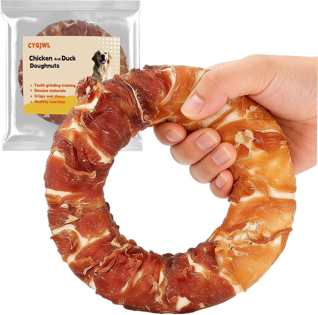 CYGJWL dog donut treats front packaging view premium pet chews