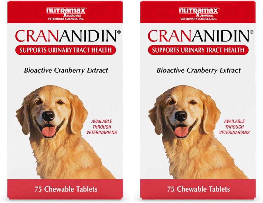 Nutramax Crananidin for Dogs, Urinary Tract Health and Bladder Health Support, Cranberry Supplement for Dogs of all Breeds and Sizes, Chewable Tablets, 75 Count - Image 10