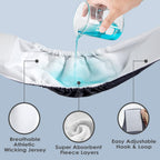 Wegreeco small dog belly band hook and loop fastener adjustment