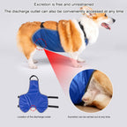 Interior mesh fabric of pet belly cover