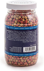 Fluker's floating food pellets container side angle display