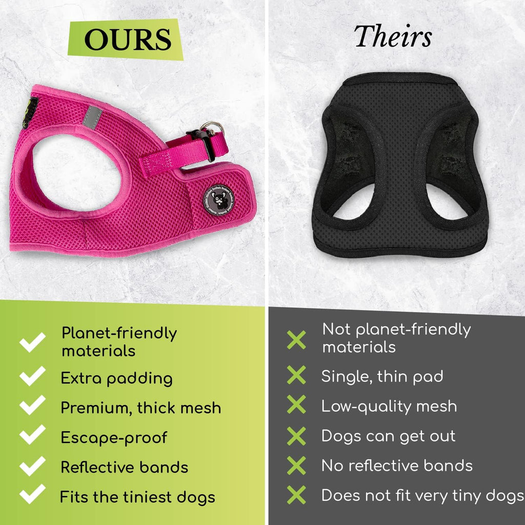 EcoBark step-in vest design for toy breeds