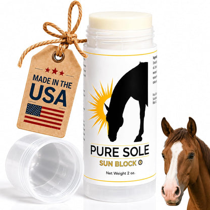 Pure Sole Horse Nose Sunscreen stick front view