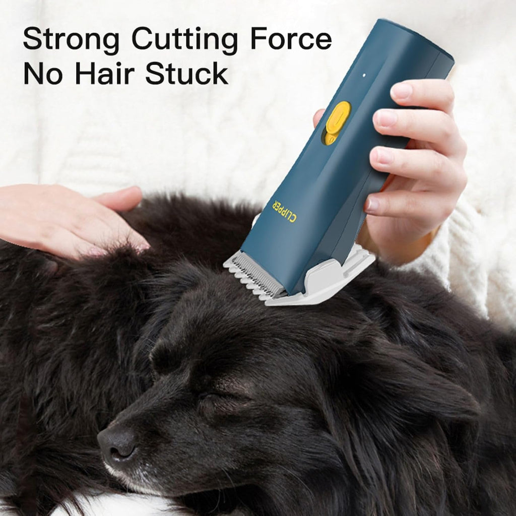 Grimgrow cordless dog clipper charging via USB cable