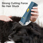 Grimgrow cordless dog clipper charging via USB cable