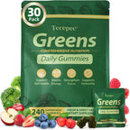 Tecepec Greens Daily Superfood Gummies front packaging view
