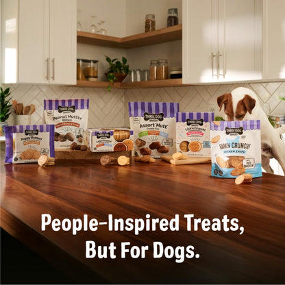 Three Dog Bakery confetti sandwich cookies nutritional facts layout