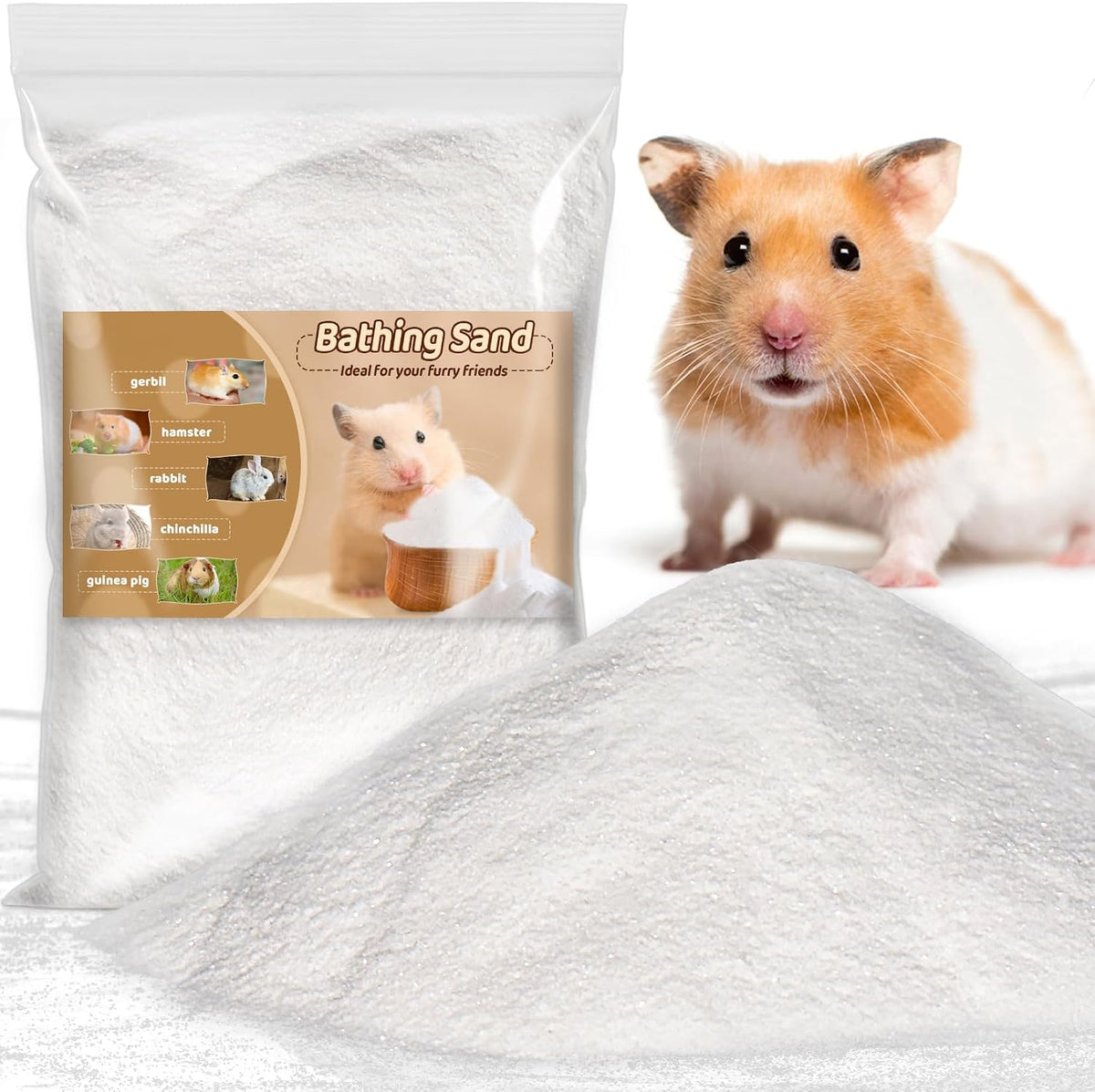 Sukh hamster desert bath sand front view packaging