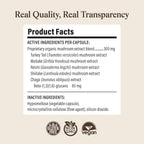 Real Mushrooms Pet Defenders packaging highlighting ninety vegetable capsules