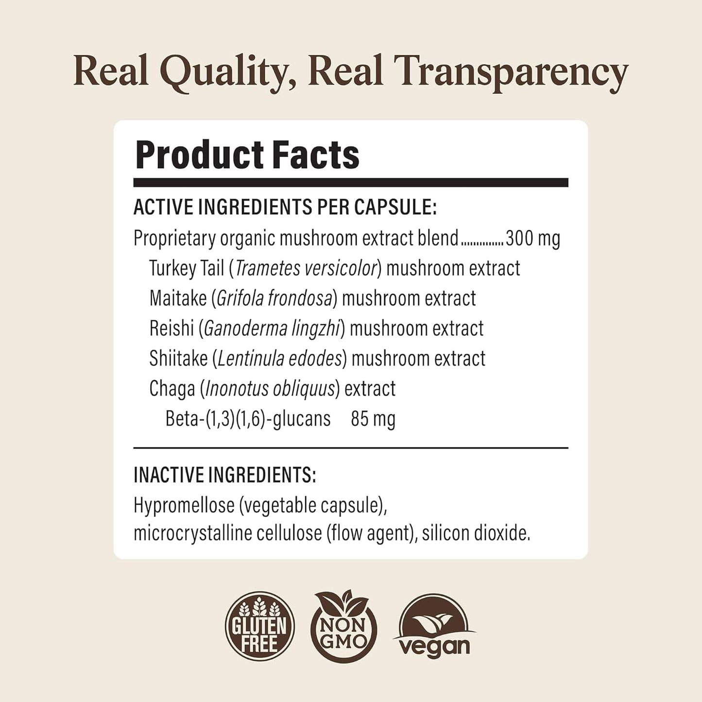 Real Mushrooms Pet Defenders packaging highlighting ninety vegetable capsules