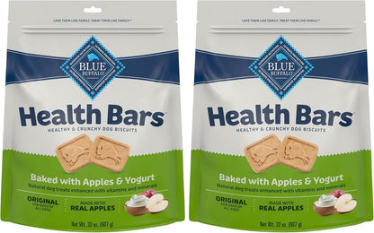 Blue Buffalo Mini Health Bars Apples & Yogurt Crunchy Dog Biscuits, Bite-Sized for Training, Oven-Baked with Real Apples & Natural Ingredients, Healthy Dog Treats, 16 oz. - Image 14