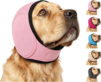 Zenpup Noise Cancelling Ear Wrap, Dog No Shake Ear Muffs Noise Protection Firework Thunder Vacuum, Comfortable Quiet Dogs Calming Hoodie, Adjustable for Grooming Bathing & Swimming (Black, Medium) - Image 15