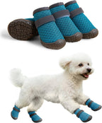 Haloumoning breathable dog shoes front view for small medium dogs