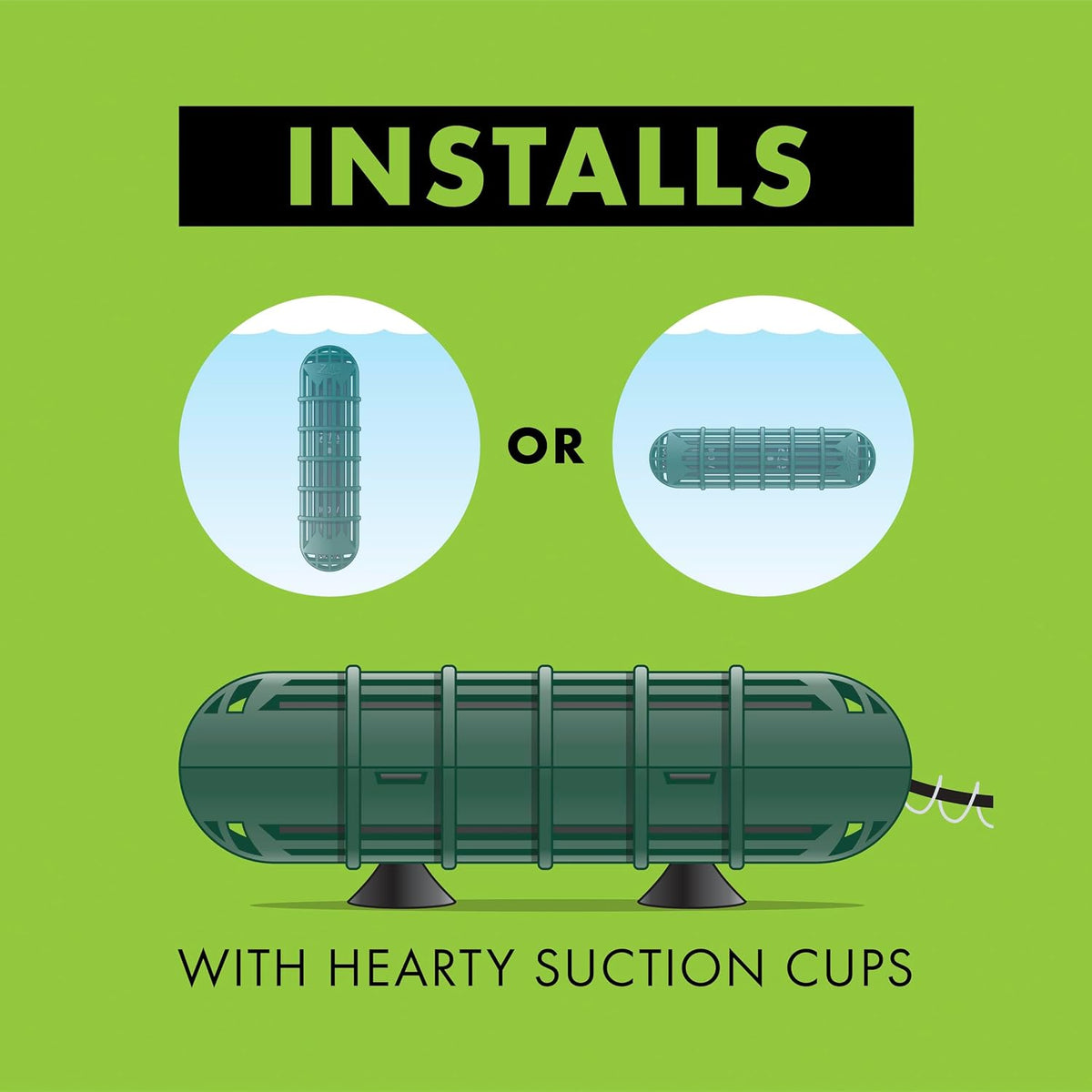 Zilla aquatic turtle tank heater with coil cord
